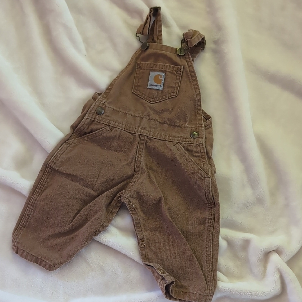 Carhartt Brown Kids Overalls